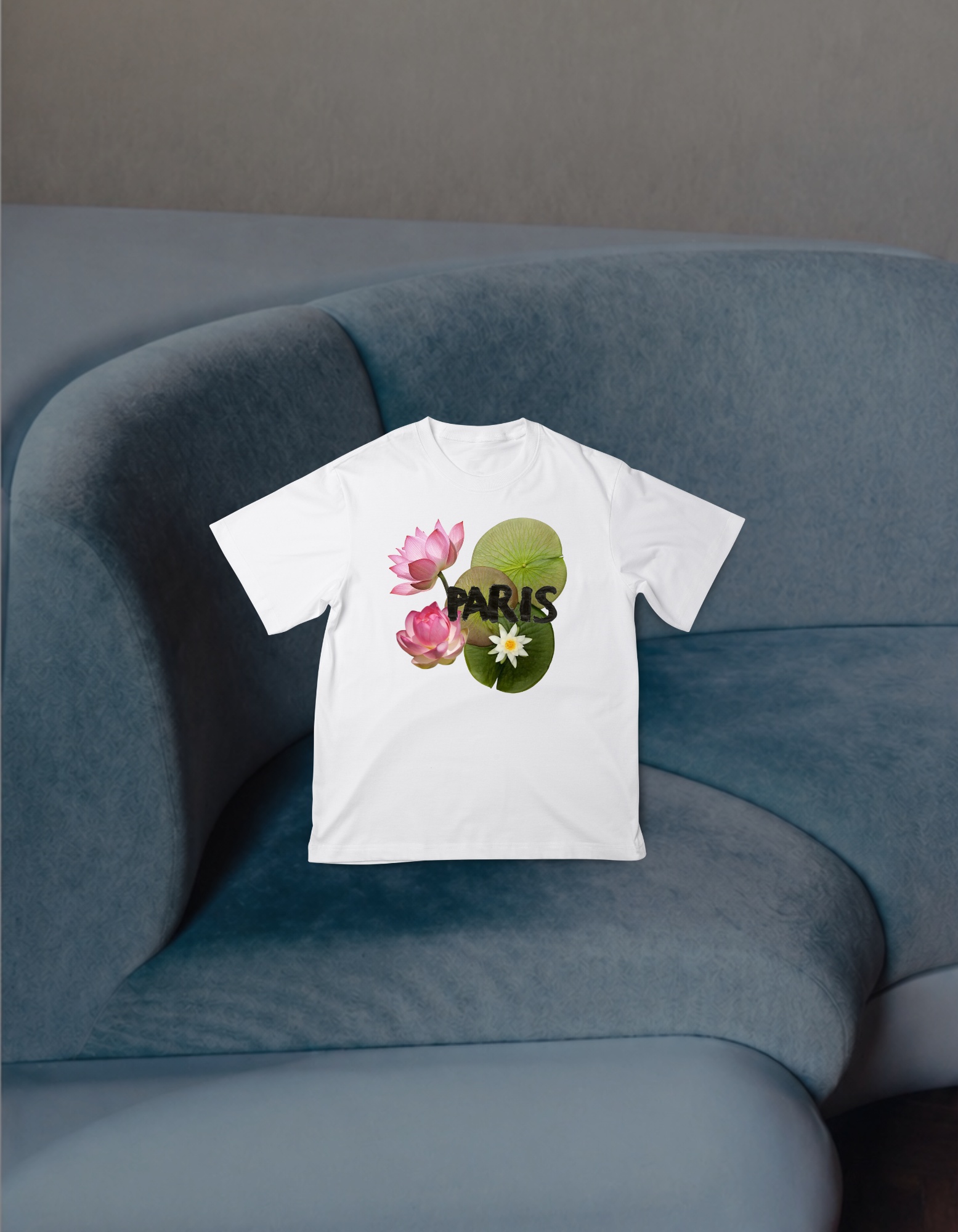 Футболка біла «Water Lilies»
